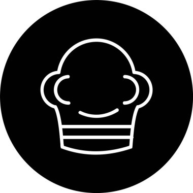 Şef Şapka Satırı Tersine Çevrilmiş Simge