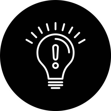 Ampul Hattı Tersine Çevrilmiş Simge