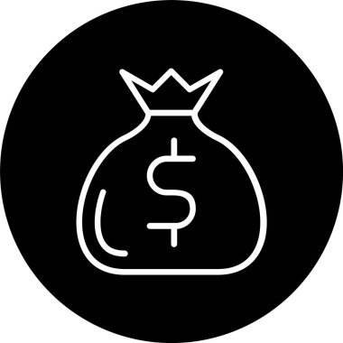 Para Çantası Satırı Tersine Çevrilmiş Simge