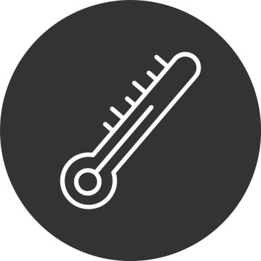 Sıcaklık Çizgisi Tersine Çevrilmiş Simge