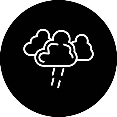 Yağmur Çizgisi Tersine Çevrilmiş Simge