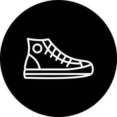 Ayakkabı Çizgisi Tersine Döndürülmüş Simge