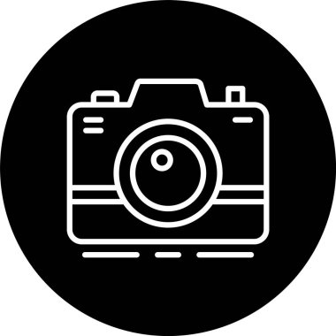 Fotoğraf Kamerası Satırı Tersine Çevrilmiş Simge