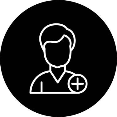 Kullanıcı Ekle Satır Tersine Döndürülmüş Simge