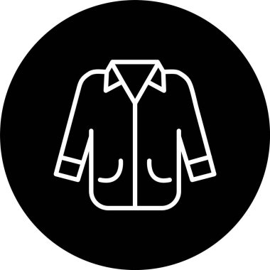 Ceket Çizgisi Tersine Çevrilmiş Simge