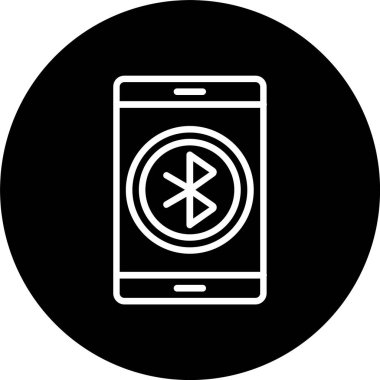 Bluetooth Satırı Tersine Çevrilmiş Simge