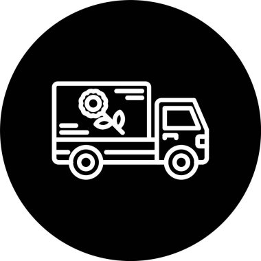 Nakliye Aracı Hattı Tersine Çevrilmiş Simge