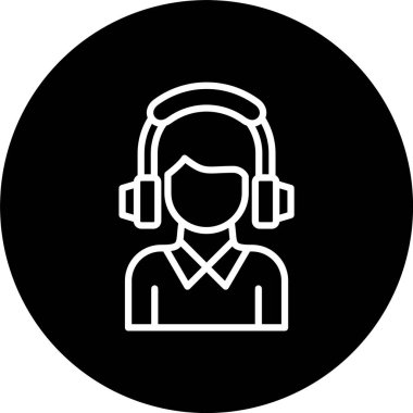 Müşteri Hizmeti Tersine Çevrilmiş Simge