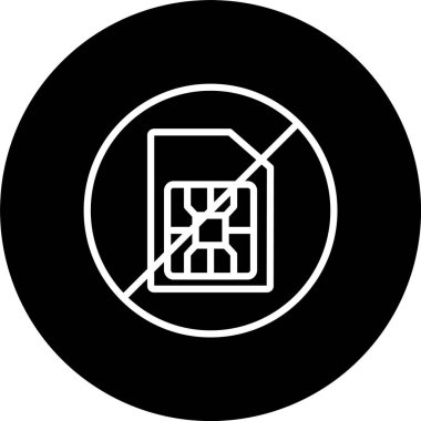 Sim Kart Satırı Tersine Çevrilmiş Simge Yok