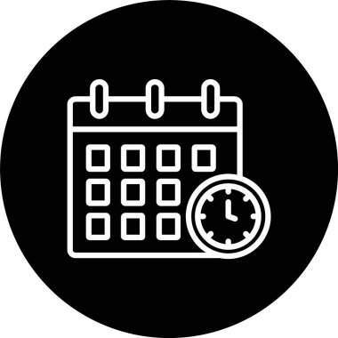 Takvim Satırı Tersine Döndürülmüş Simge