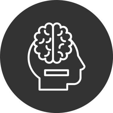 Beyin Çizgisi Tersine Çevrilmiş Simge