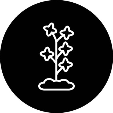 Bitki Hattı Tersine Döndürülmüş Simge