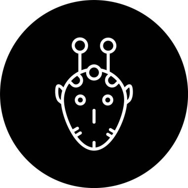 Uzaylı Satırı Tersine Çevrilmiş Simge