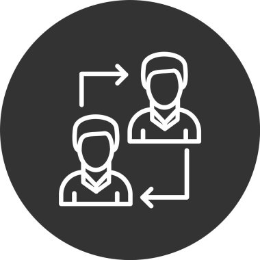 İlişki Satırı Tersine Çevrilmiş Simge