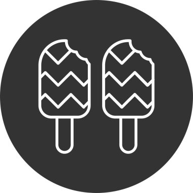 Dondurma Hattı Tersine Çevrilmiş Simge