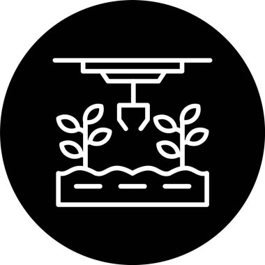 Akıllı Çiftlik Satırı Tersine Çevrilmiş Simge