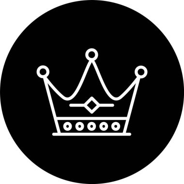 Crown Çizgisi Tersine Çevrilmiş Simge