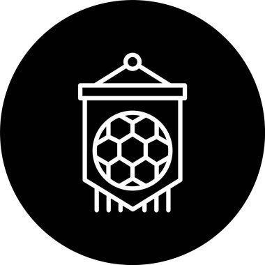 Futbol Hattı Tersine Çevrilmiş Simge