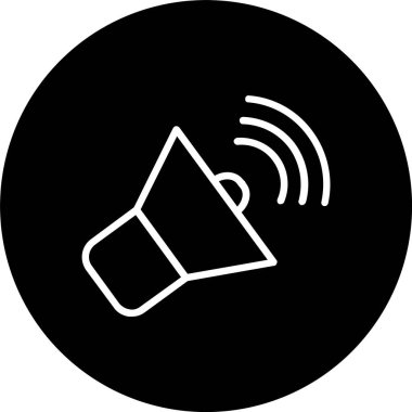 Hoparlör Satırı Tersine Çevrilmiş Simge