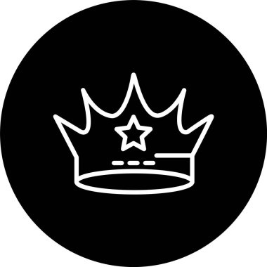 Crown Çizgisi Tersine Çevrilmiş Simge