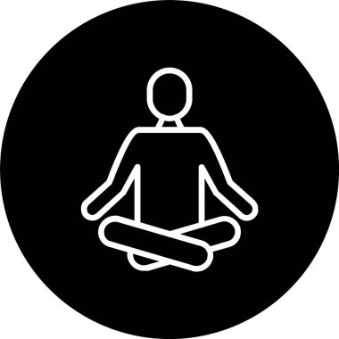 Meditasyon Satırı Tersine Çevrilmiş Simge