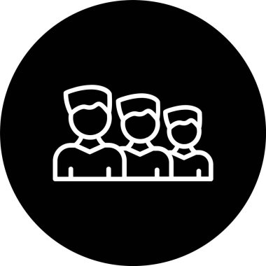 Takım Çalışması Satırı Tersine Çevrilmiş Simge