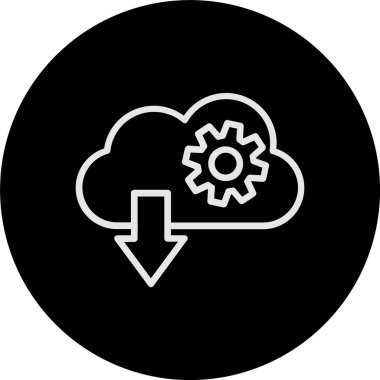 Satır Tersine İndirilmiş Simge İndir