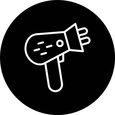 Saç Kurutma Hattı Tersine Çevrilmiş Simge