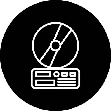 Oyun CD Satırı Tersine Çevrilmiş Simge