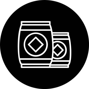 Atıştırmalık Satırı Tersine Çevrilmiş Simge