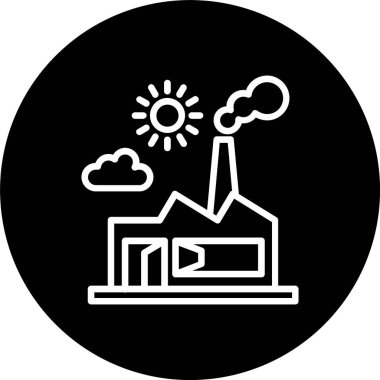 Fabrika Satırı Tersine Çevrilmiş Simge