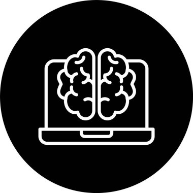 Beyin Çizgisi Tersine Çevrilmiş Simge