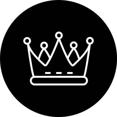Crown Çizgisi Tersine Çevrilmiş Simge
