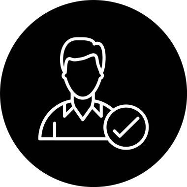 Onaylanan Aday Satırı Tersine Çevrilmiş Simge