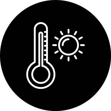 Termometre Satırı Tersine Çevrilmiş Simge