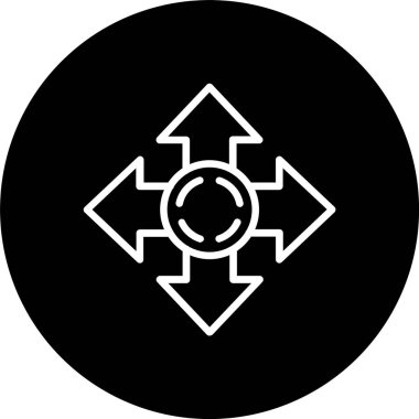 Yönler Satırı Tersine Döndürülmüş Simge