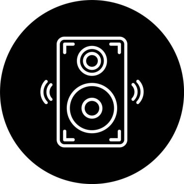 Hoparlör Satırı Tersine Çevrilmiş Simge