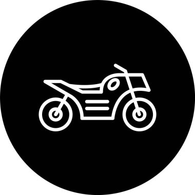 Motosiklet Hattı Tersine Çevrilmiş Simge