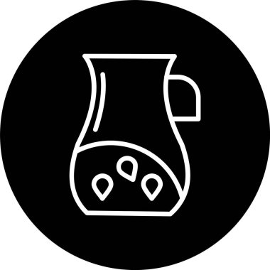 Su testisi Satırı Tersine Çevrilmiş Simge