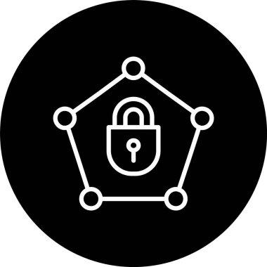 Özel Ağ Satırı Tersine Çevrilmiş Simge