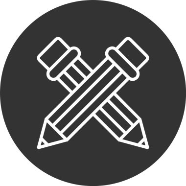 Kalem Satırı Tersine Çevrilmiş Simge