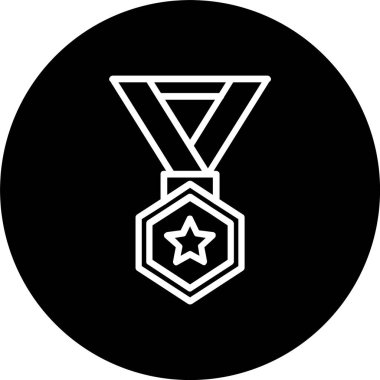 Madalya Satırı Tersine Çevrilmiş Simge