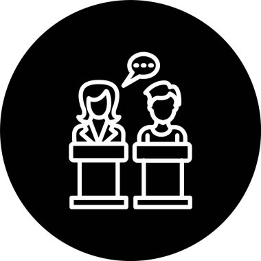 Tartışma Satırı Tersine Çevrilmiş Simge