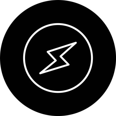 Enerji Hattı Tersine Çevrilmiş Simge