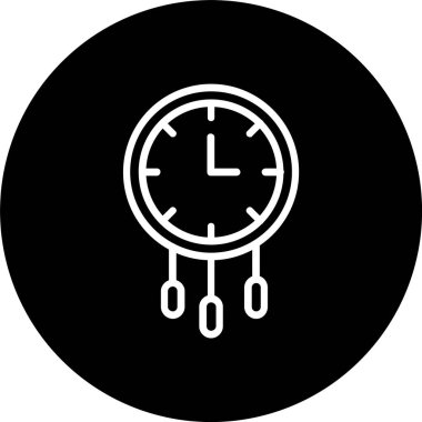 Saat Çizgisi Tersine Çevrilmiş Simge