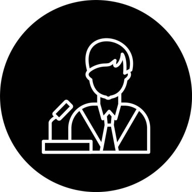 Siyaset Satırı Tersine Çevrilmiş Simge