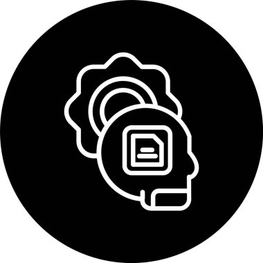 Cyborg Satır Tersine Döndürülmüş Simge