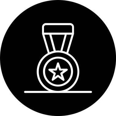 Madalya Satırı Tersine Çevrilmiş Simge