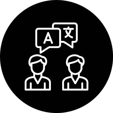 Dil Satırı Tersine Çevrilmiş Simge