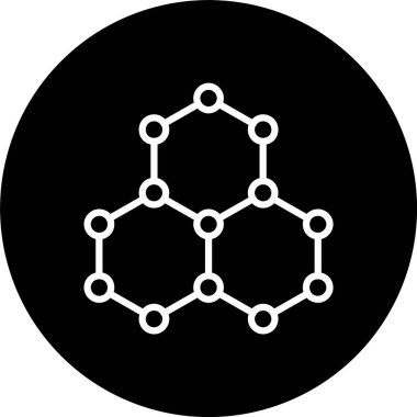 Altıgen yapı Satırı Tersine Çevrilmiş Simge